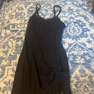 Black mini dress